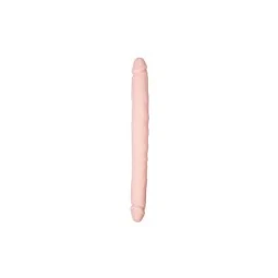 Realistic Double Ended Dildo Skin Coloured