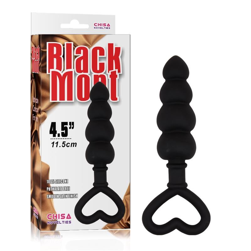 Beaded Luv Probe 156 x 34 cm Silicone Black