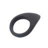 Cock Ring Party Hat Silicone Black