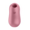 Cotton Candy Clitoris Sucker and Vibrator Light Red