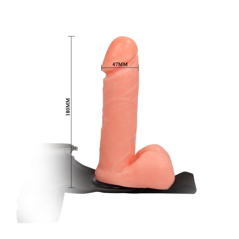 Strap On with Dildo and Testicles 175 cm