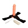 Strap on with Hollow Dildo Jessica 18 cm