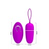 Pretty Love Vibrating Egg Bradley Purple