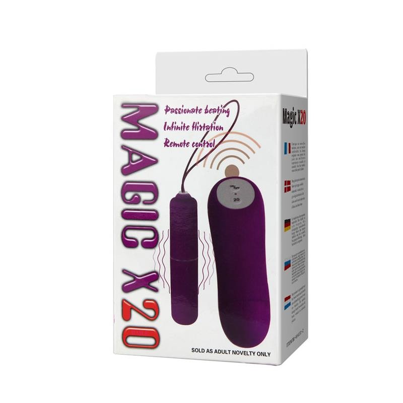 Vibrating Bullet Magic X20 Purple