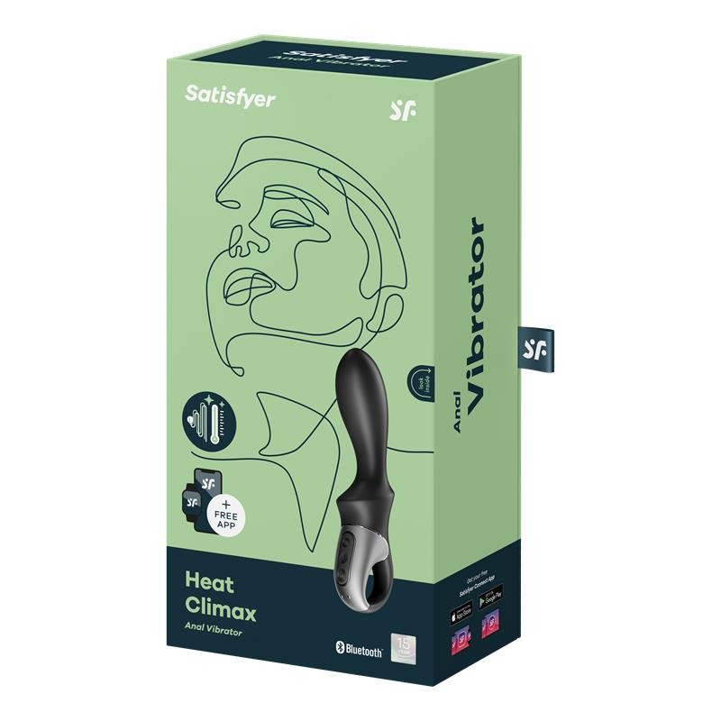 Heat Climax APP Vibe G Spot and P Spot Heat Function Magnetic USB