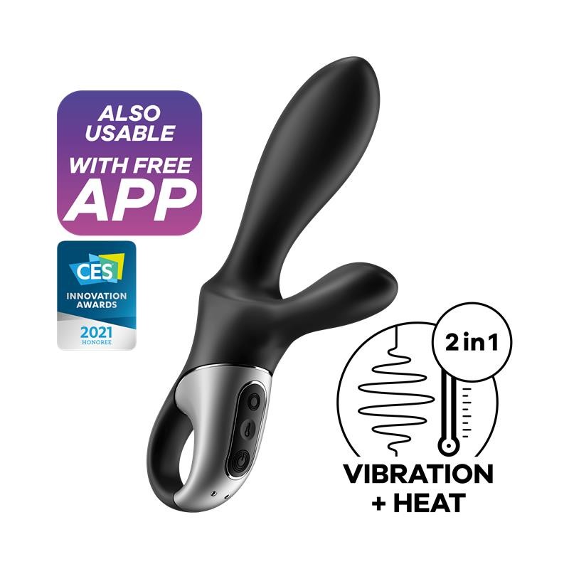 Heat Climax APP Vibe G Spot P Spot and Perineum Heat Function Magnetic USB