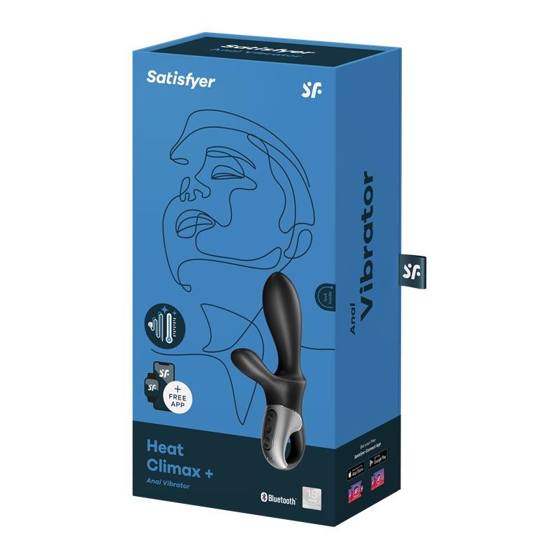 Heat Climax APP Vibe G Spot P Spot and Perineum Heat Function Magnetic USB