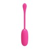 Vibrating Egg Julius USB Silicone Pink