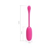 Vibrating Egg Julius USB Silicone Pink