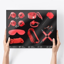 Bondage Set 10 Pieces Red