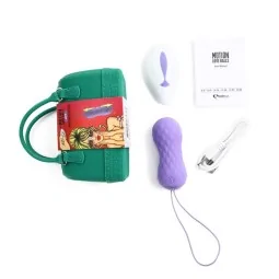 Motion Love Balls Vibrating Egg with Remote Control Jivy Purple