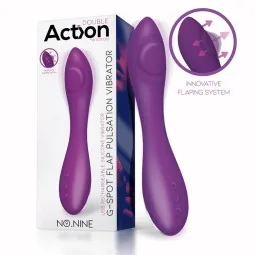 No Nine G Spot Vibrator Flap Function Magnetic USB Silicone
