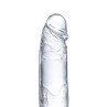 Realistic Dildo with Testicles Crystal Material 155 cm