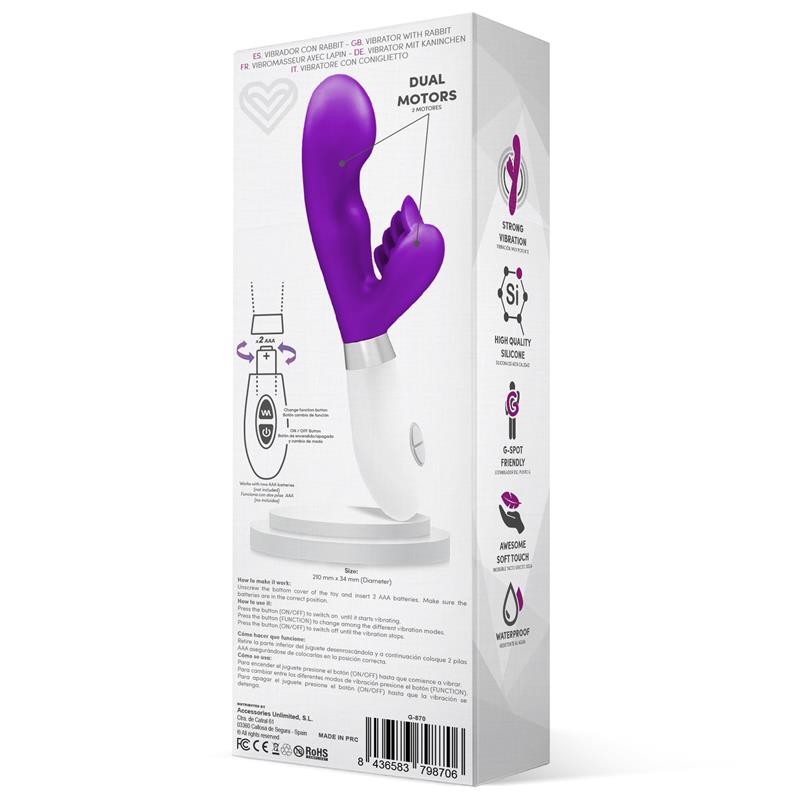 Sliper Rabbit Vibe Silicone Purple