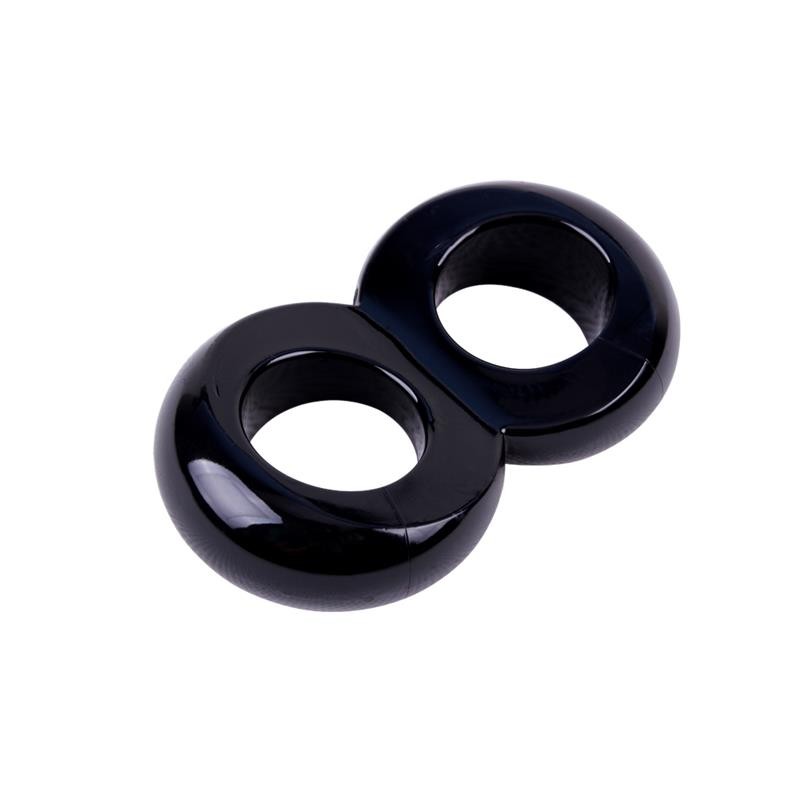 Duo Cock 8 Ball Ring black