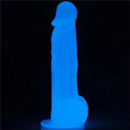 Dildo 85 Lumino Blue Light