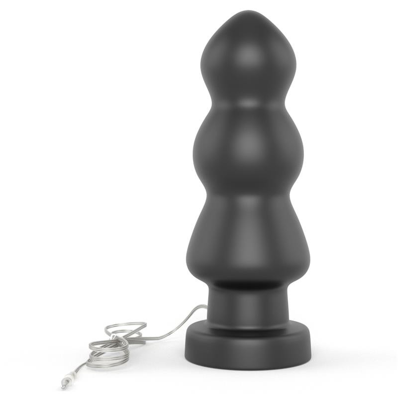 Vibrating Butt Plug King Sized 78 Black