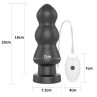 Vibrating Butt Plug King Sized 78 Black