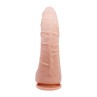 Alex Curved Dildo with Testicles G Spot Suction Cup Flesh