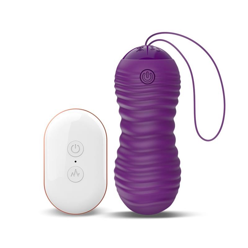 Orio Huevo Vibrating and Telescopic Up and Down Movement Remot Control Purple