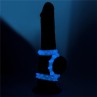 Lumino Play Set 3 Penis Ring Blue Light