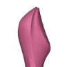 Curvy Trinity 3 Vibe and Clitoris Sucker Triple Stimulator USB Red