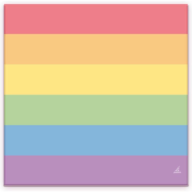 Set of 20 Napkins with the LGBT Colors